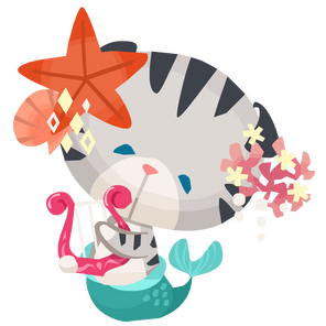 a picture of chirithy as a mermaid